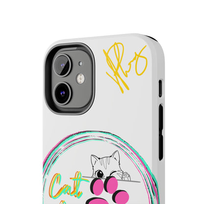 Guys Another one of our Cutest "Cat Mom" Pet Designs (in a White Base Color) Verision from the 'TPPG Collection' Line carries Several sizes of the "iPhone Series" Tough Phone Cases