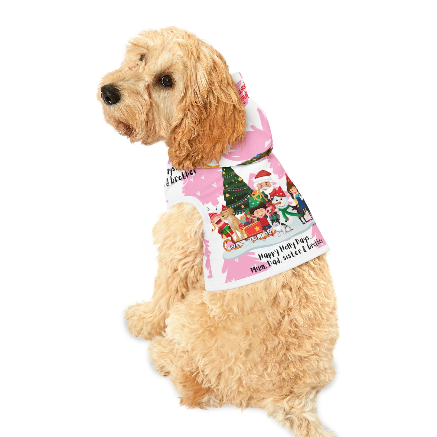 Holiday/Chrtistmas (Fun) Pet Hoodie by "TPPG-Apparels" Collections