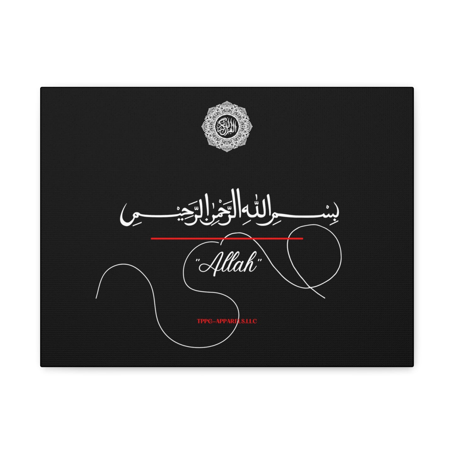 From our "TPPG Brand Arabic Faith Collection" - "Allah.." Canvas Gallery Wraps