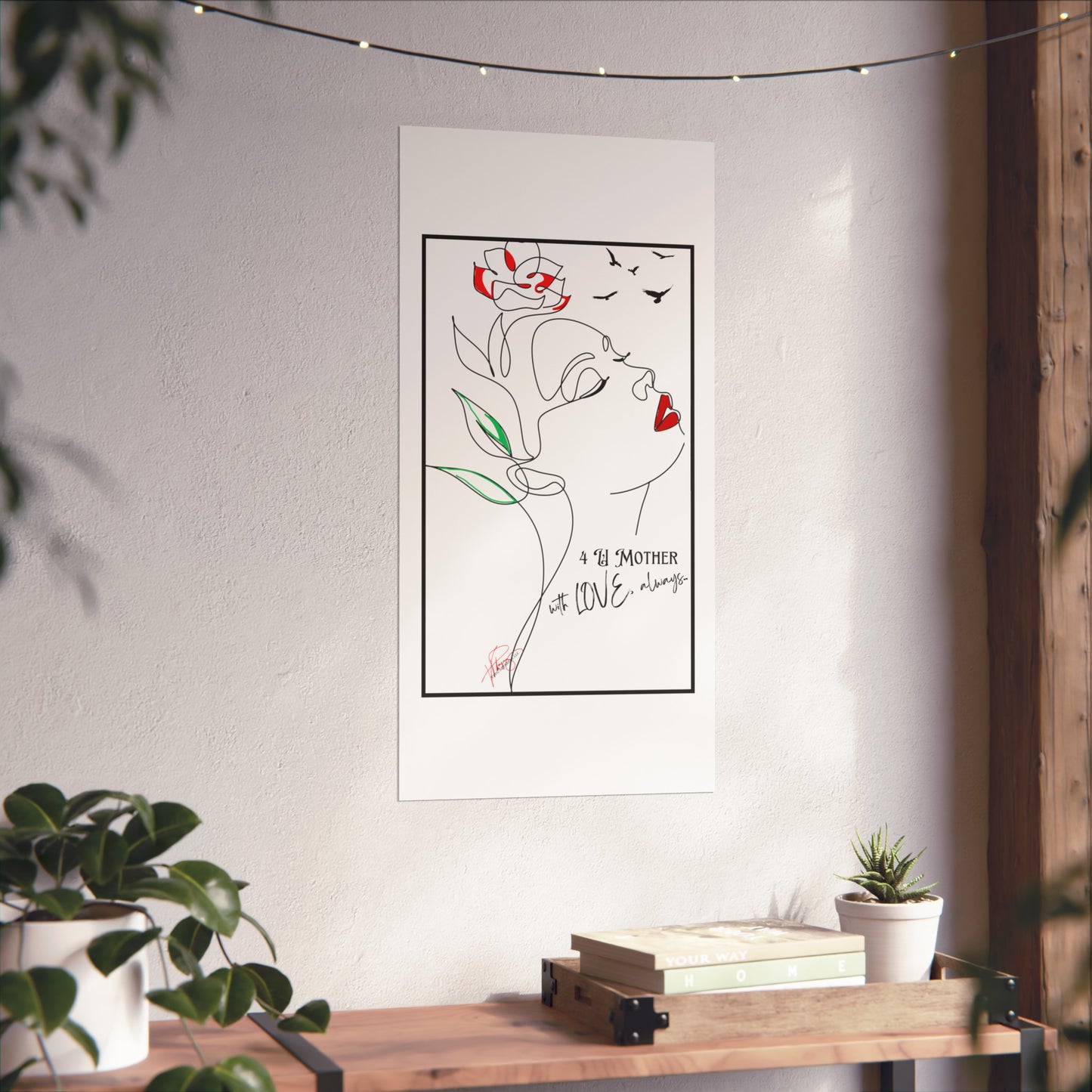 "Mother's Day" Vertical Matte Posters