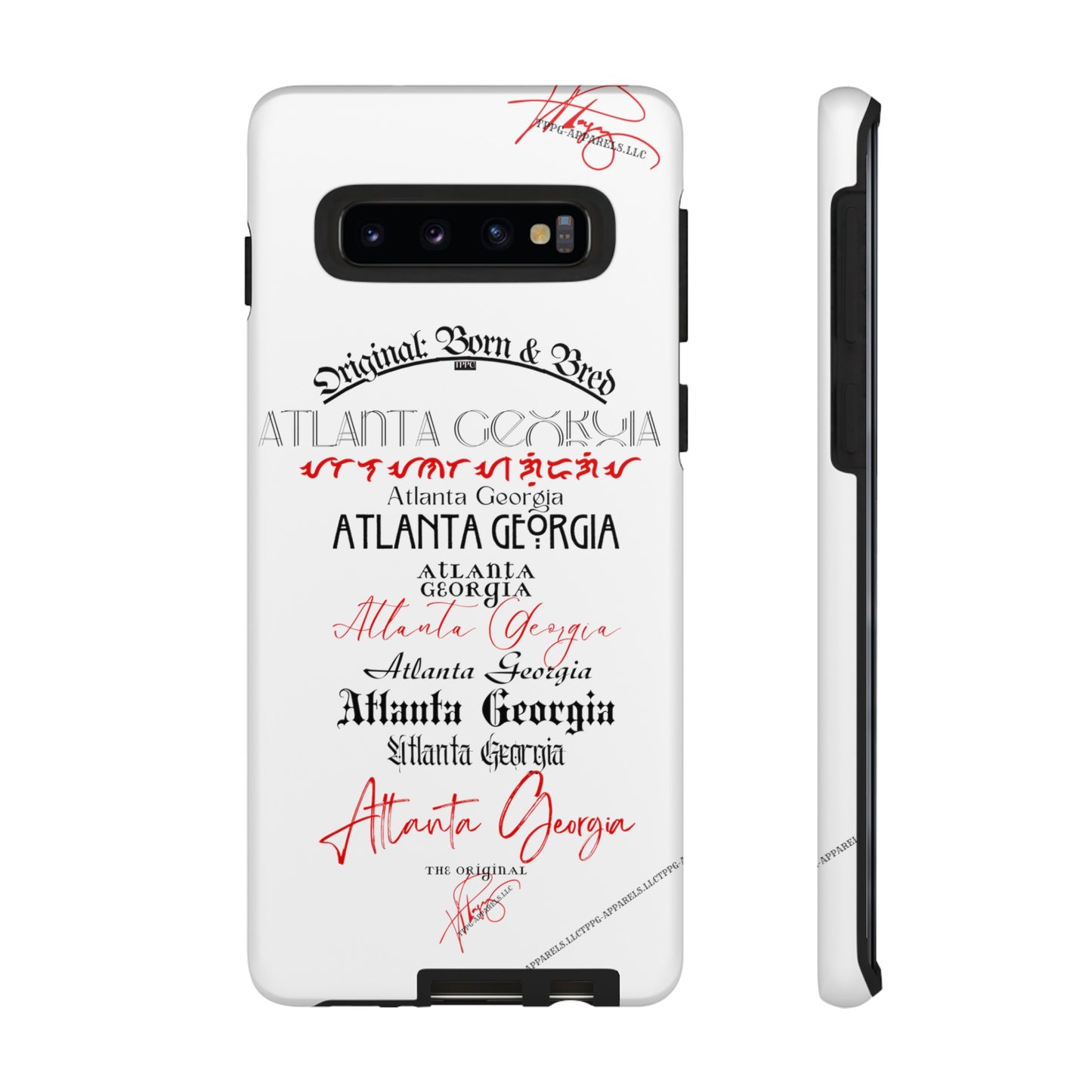 'ATL-Original Born & Bred' Design ~ Apple iPhones * Google Pixel * Samsung Galaxy Cases