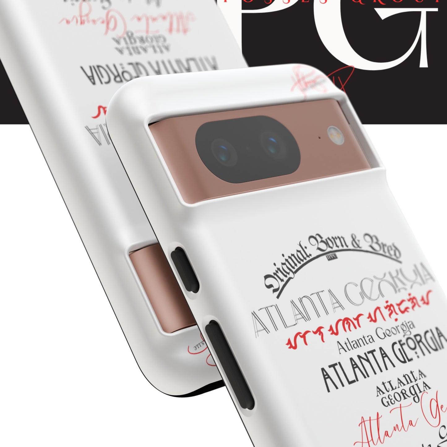 'ATL-Original Born & Bred' Design ~ Apple iPhones * Google Pixel * Samsung Galaxy Cases