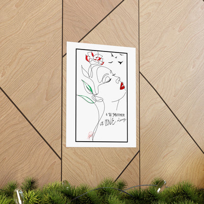 "Mother's Day" Vertical Matte Posters