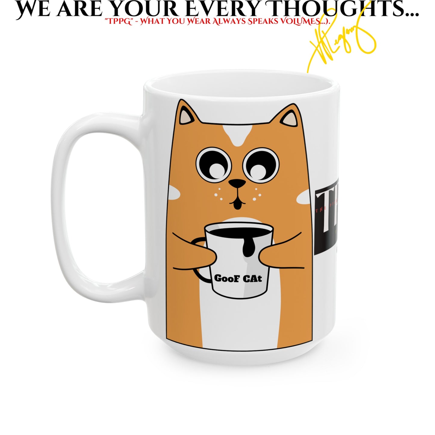 White Ceramic (Pet) Mug/Cup (11oz &15oz)