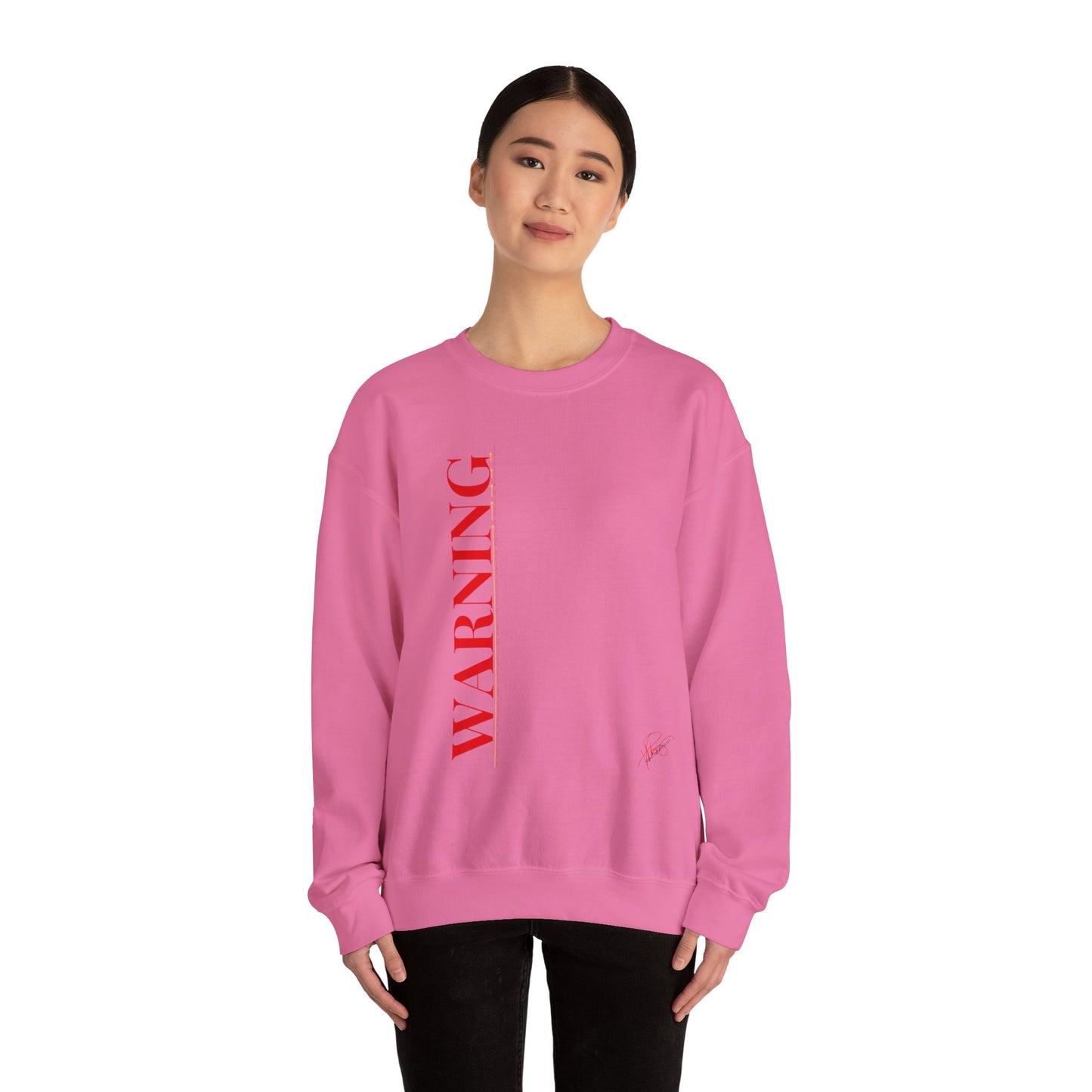 Crewneck Heavy Blend™('WARNING') Unisex Sweatshirt