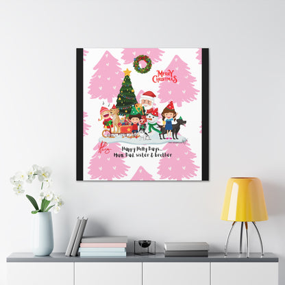 Holidays Time-"TPPG Brand Christmas Collection" - Canvas Gallery Wraps "- in Bold  familiar colors