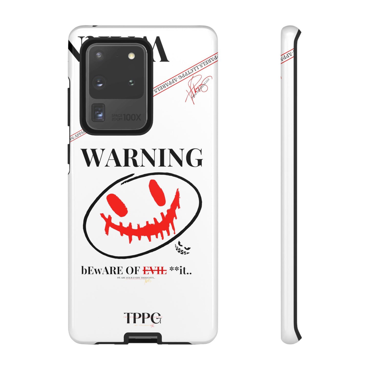 "WARNING-Evil"-Apple iPhones * Google Pixel * Samsung Galaxy Cases