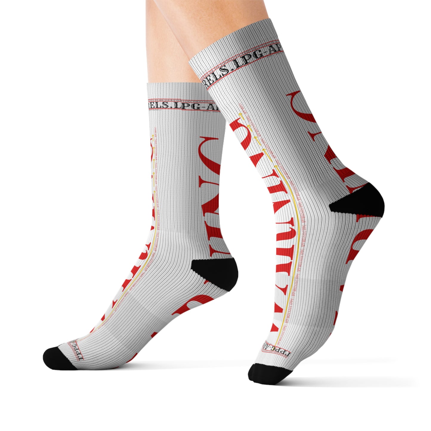 Unisex Socks - "Warning" from 'TPPG Collections'