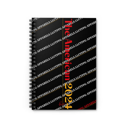 Spiral Ruled Lined (The American 2024) Notebook-118 pages