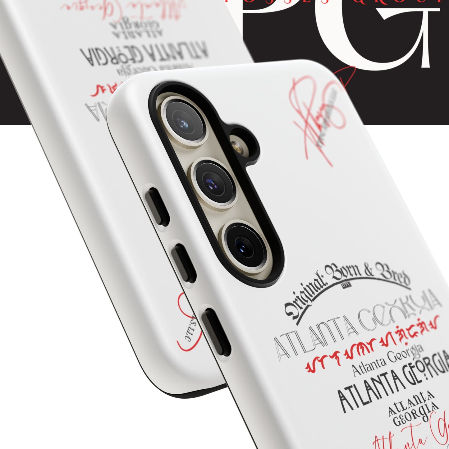 'ATL-Original Born & Bred' Design ~ Apple iPhones * Google Pixel * Samsung Galaxy Cases