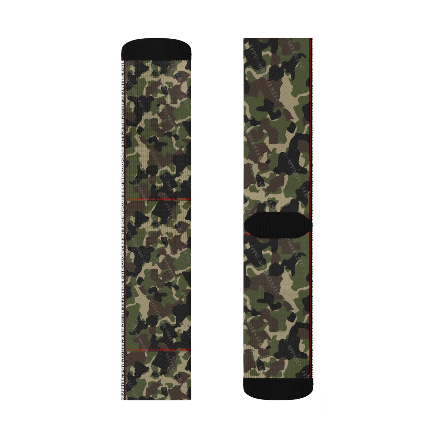 High Quality Cushioned 'TPPG Brand' Camo Style Socks