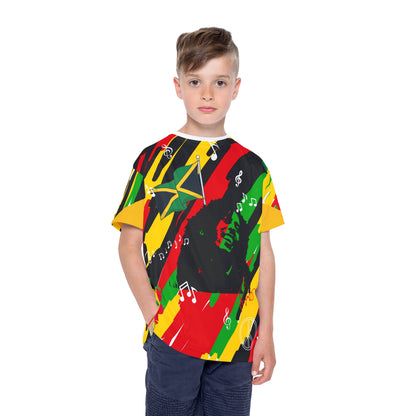 Kids Sport "Bob Marley" Design Jersey/Tee-By:"TPPG-Apparel" Juniors Collections