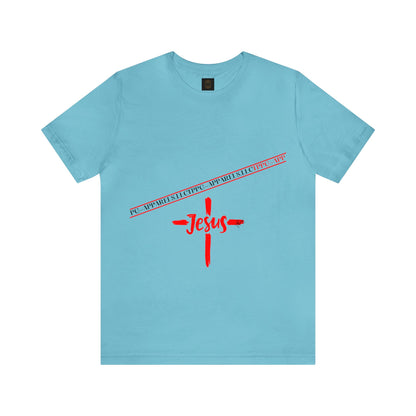 Unisex Jersey Short Sleeve Tee - 'Jesus/Faith' Design Style in Several colors