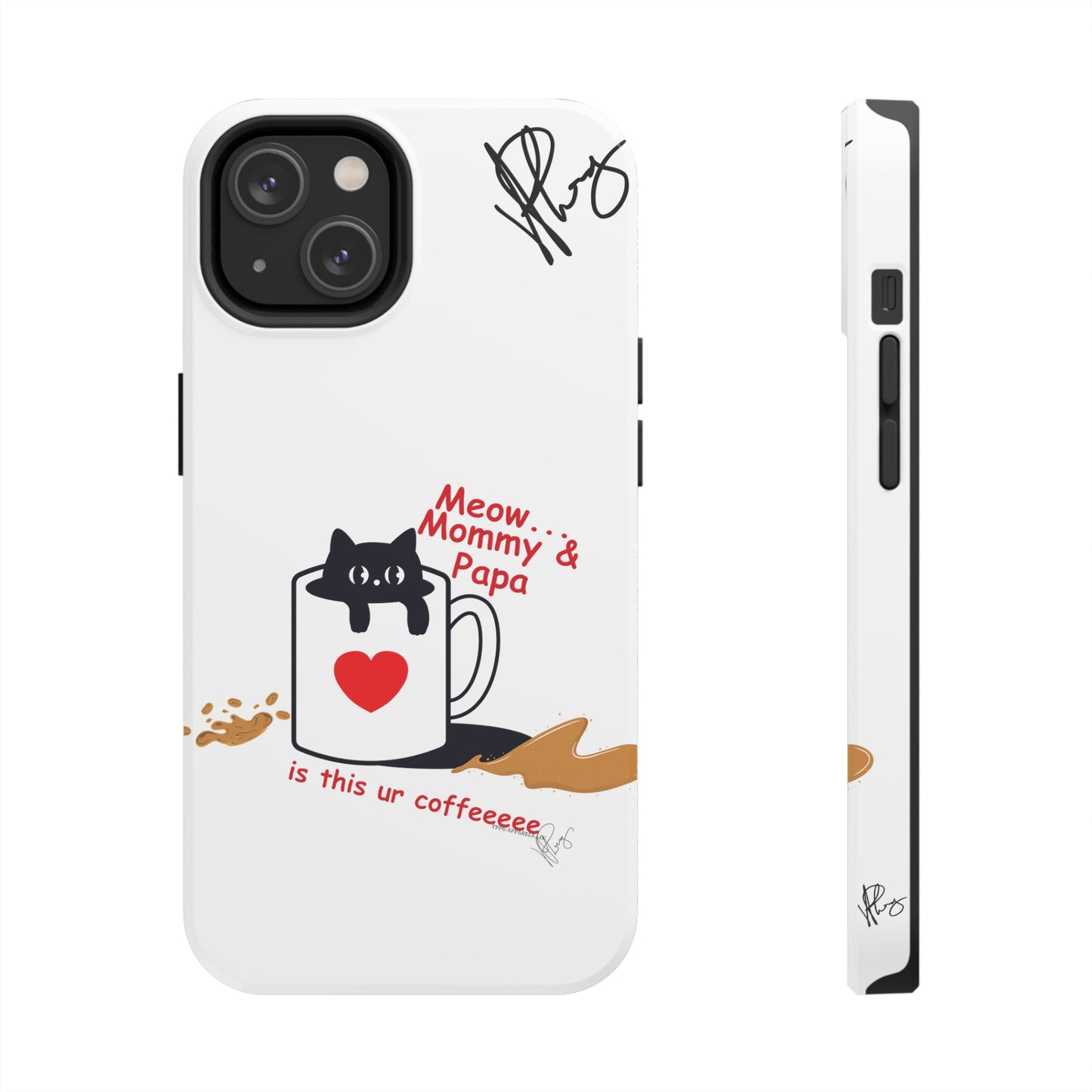 Guys here's another one of our Cutest Pet Designs (in a White Base Color) Verision from the 'TPPG Collection' Line carries Several sizes of the "iPhone Series" Tough Phone Cases