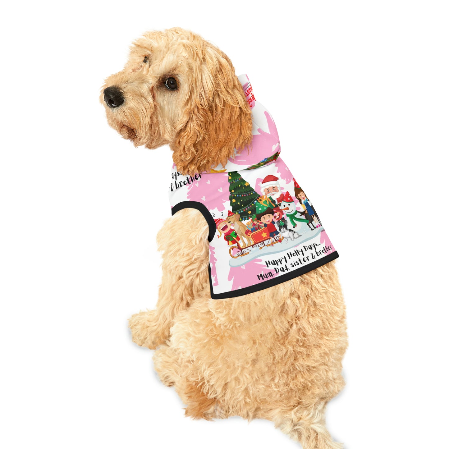 Holiday/Chrtistmas (Fun) Pet Hoodie by "TPPG-Apparels" Collections