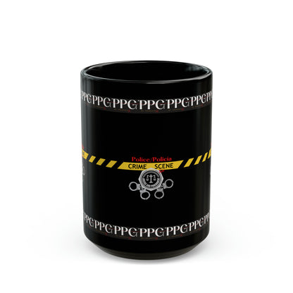 Black "Crime Scene/Policía" Mug (11oz & 15oz)