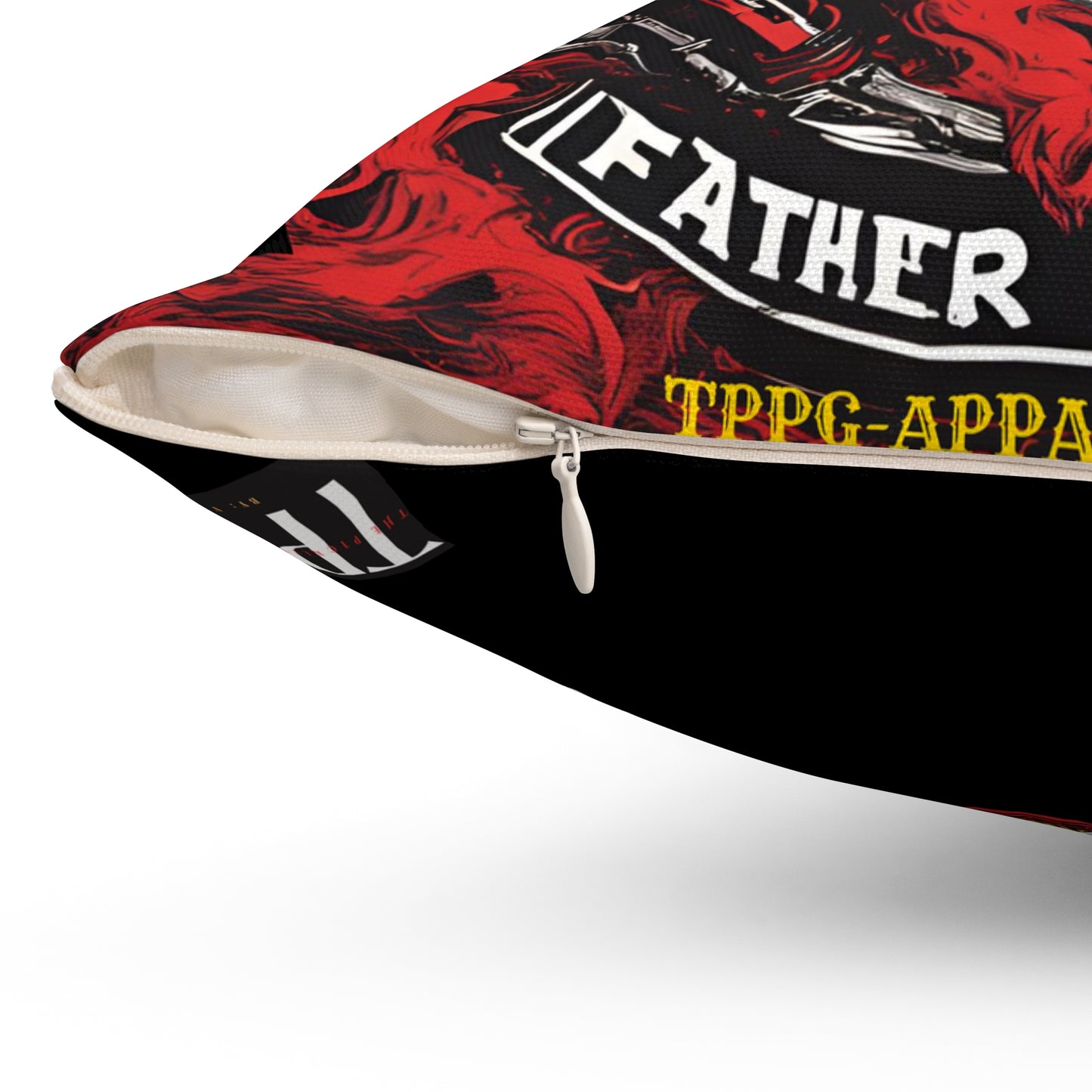 Square Shape "Father God Bikers" Pillow