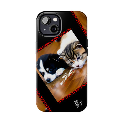 Our Cutest Pet Design ("We're Sorryyyy") Verision from the 'TPPG Collection' Line carries several sizes of the "iPhone Series" Tough Phone Cases