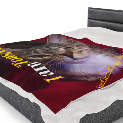 Velveteen "Pet" Plush Throw/ Blanket