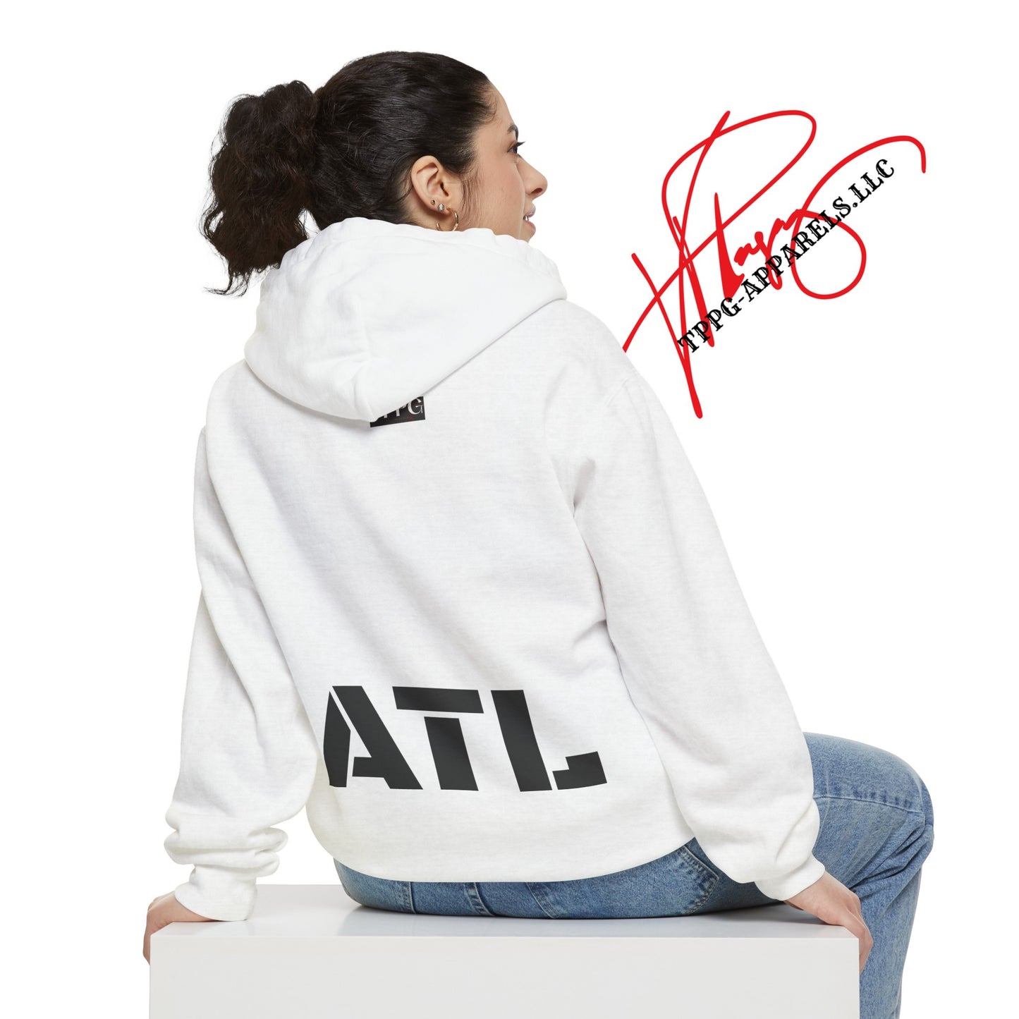 Unisex "ATL" Garment-Dye Hoodie/SweatShirt