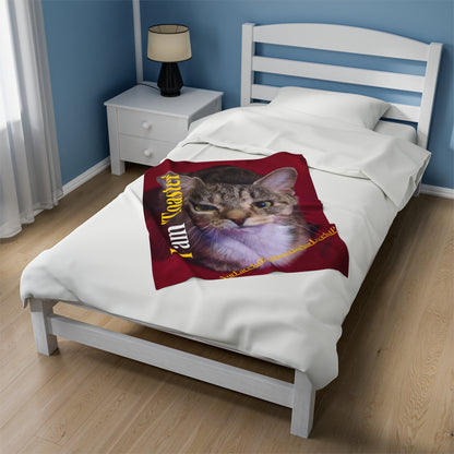 Velveteen "Pet" Plush Throw/ Blanket