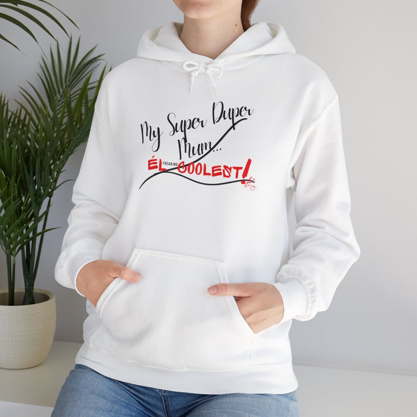 Heavy Hoodie Blend™ "Mums the Coolest" (Unisex) Sweatshirt