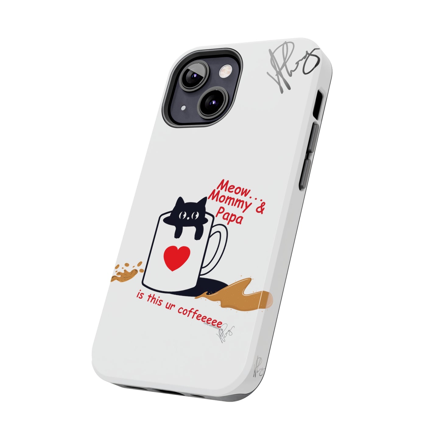 Guys here's another one of our Cutest Pet Designs (in a White Base Color) Verision from the 'TPPG Collection' Line carries Several sizes of the "iPhone Series" Tough Phone Cases