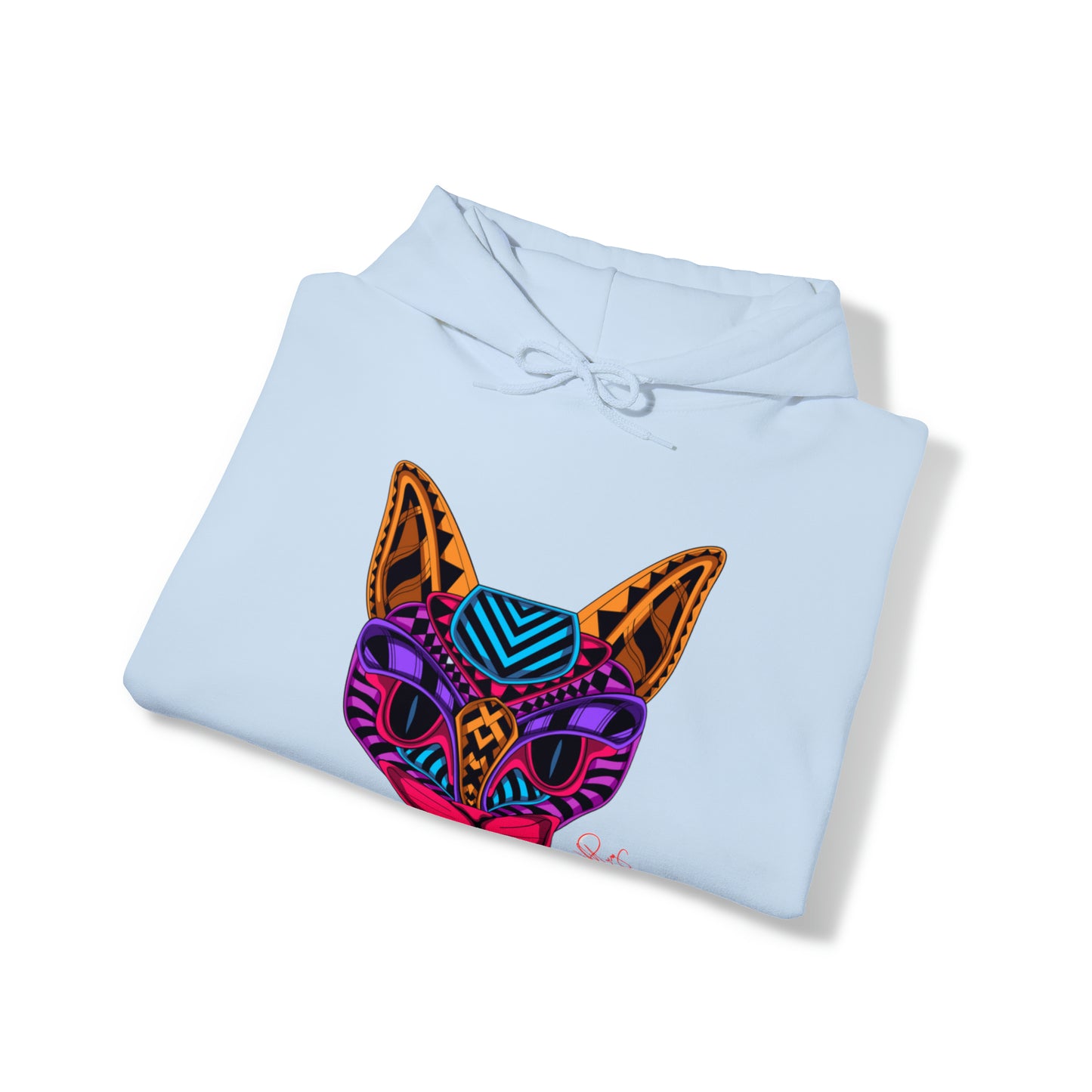 Bold & Colorful "Pet Design" Print Unisex Heavy Blend™ Hooded Sweatshirt - 6 sizes & 16 colors to choose from