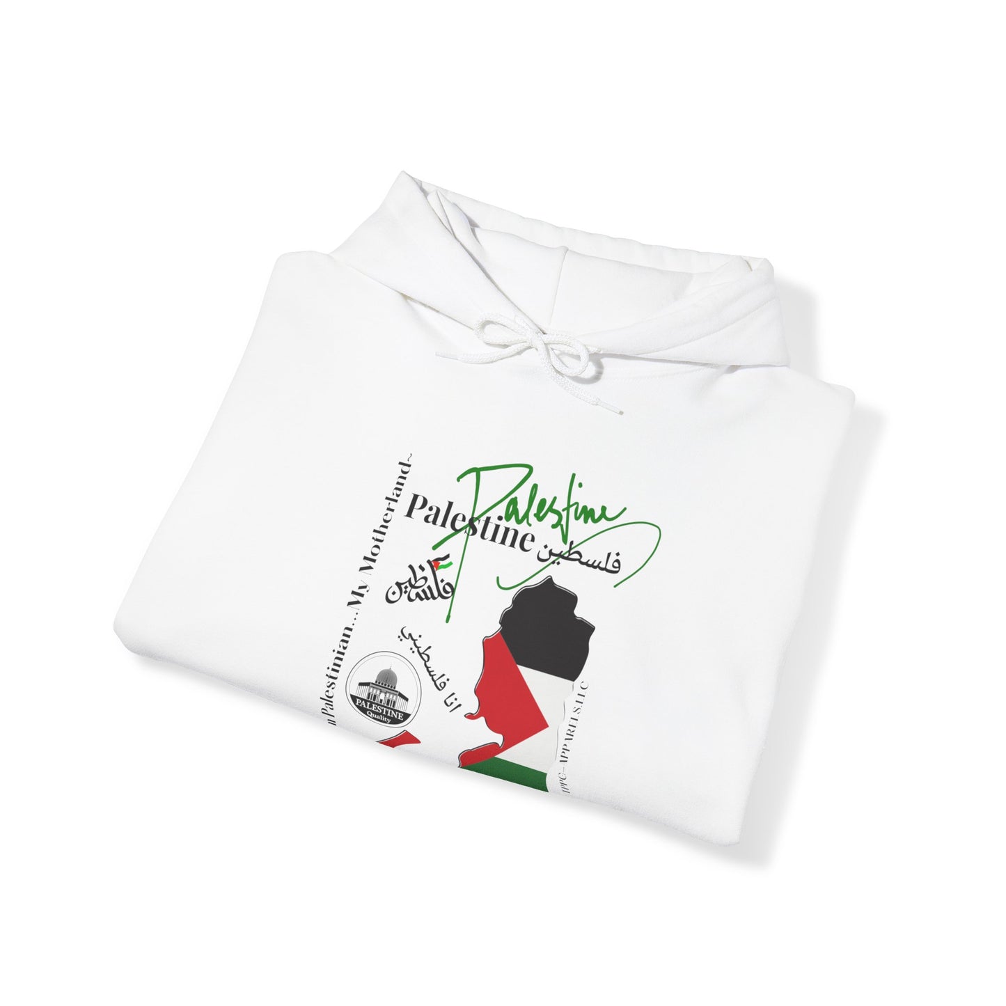 "Palestine" Style Design Print Unisex Heavy Blend™ Hooded Sweatshirt - 6 sizes to chose from