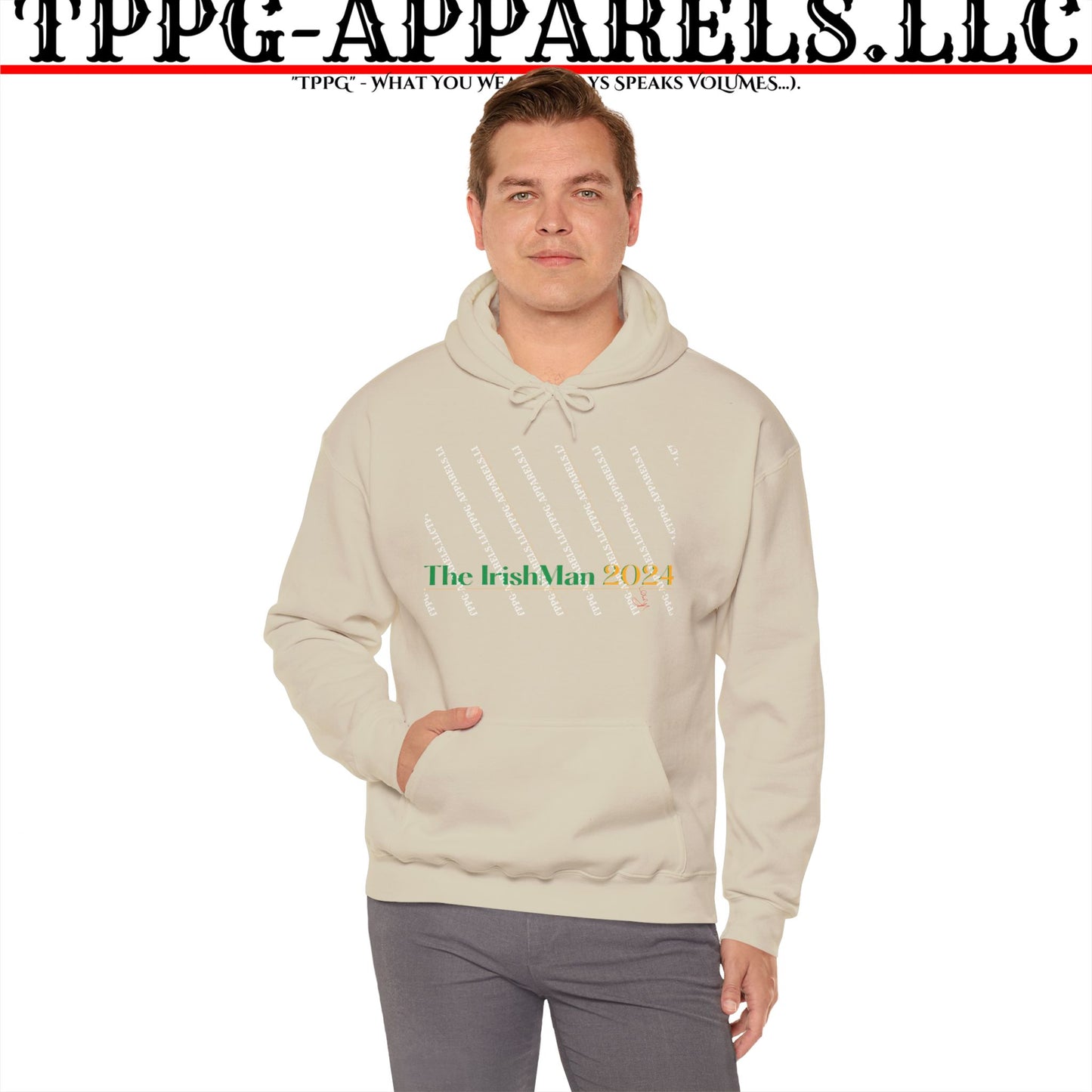 Heavy Sweatshirt Unisex Blend™ Hoodie - "The Irishman 2024"