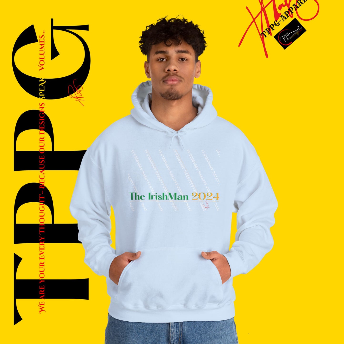 Heavy Sweatshirt Unisex Blend™ Hoodie - "The Irishman 2024"