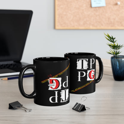 Black Glossy Finish 11oz Coffee/Tea Mug-from the 'TPPG Brand' "TPPG 2024" Collection