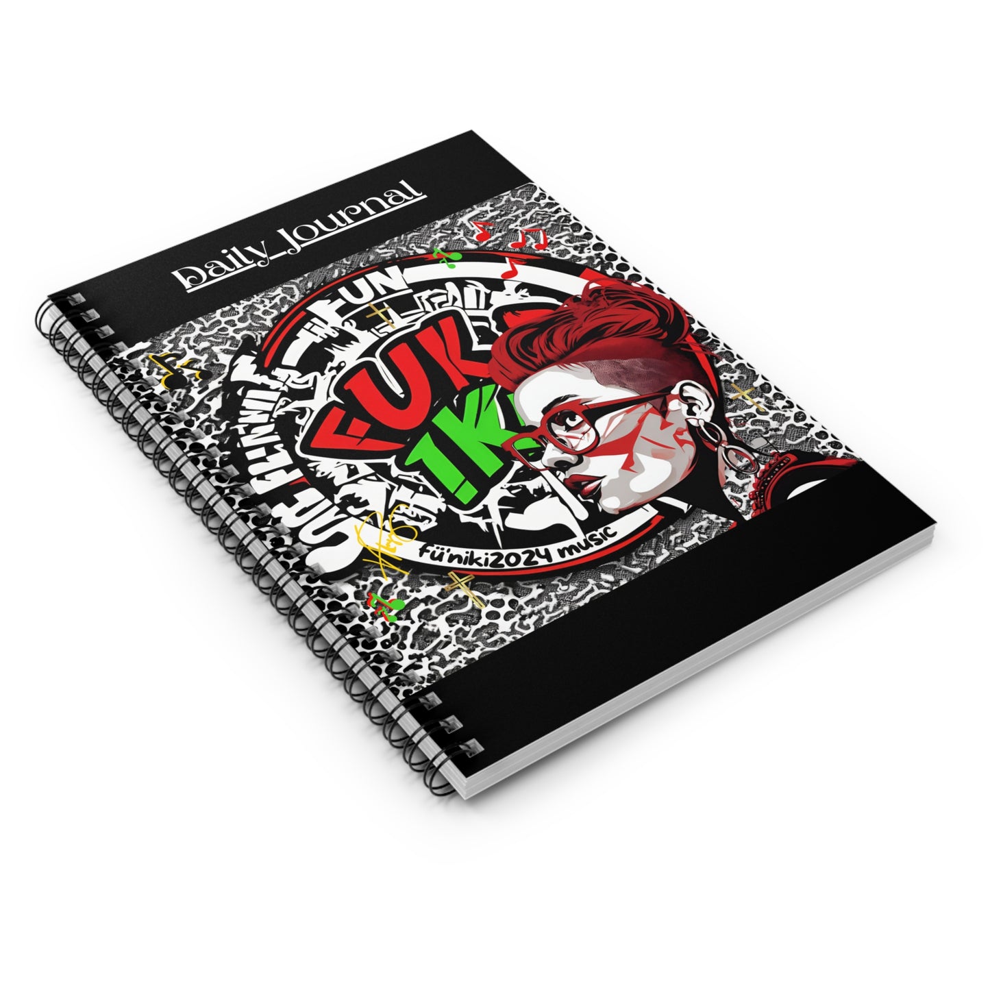 "Fun'iki2024" Music Spiral NoteBook