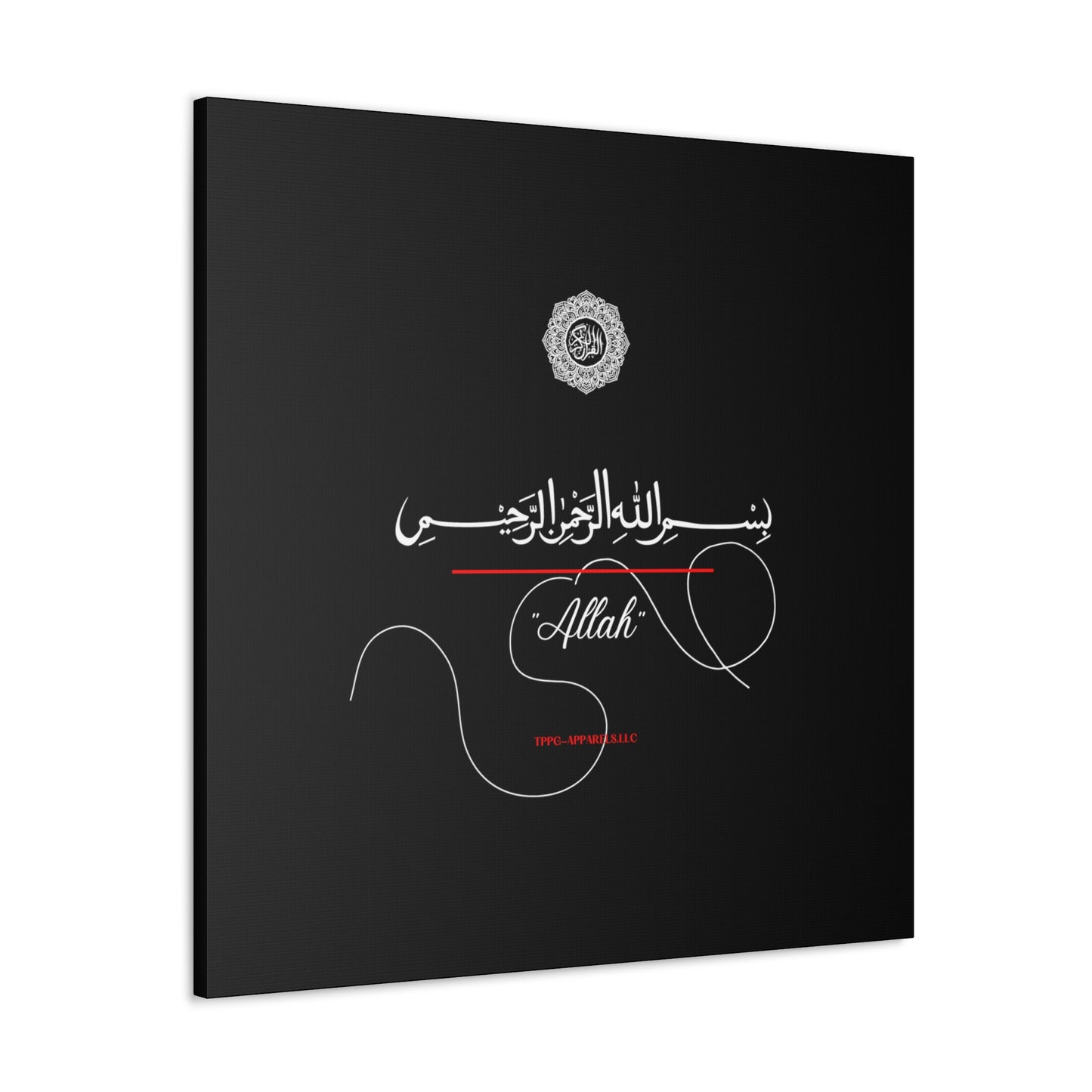 From our "TPPG Brand Arabic Faith Collection" - "Allah.." Canvas Gallery Wraps