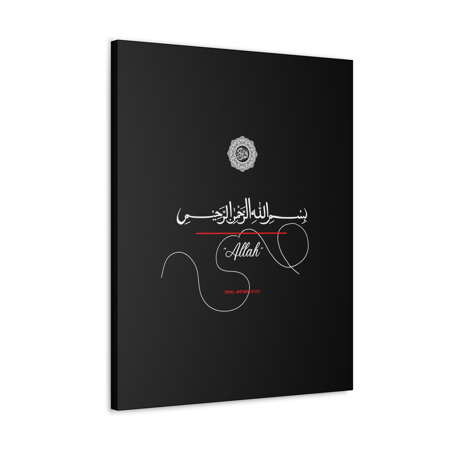 From our "TPPG Brand Arabic Faith Collection" - "Allah.." Canvas Gallery Wraps