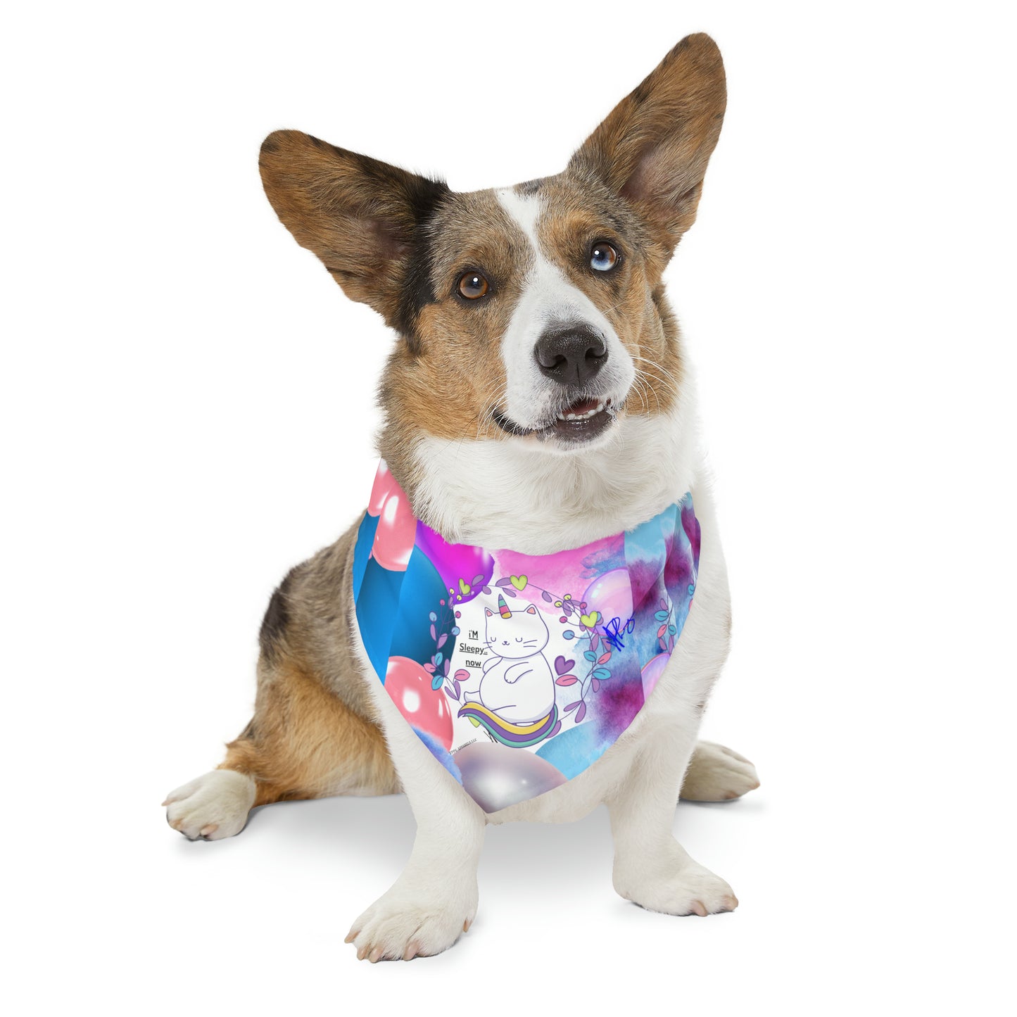 Pet Bandana (I'm Sleepy NOW) Collar - from él: TPPG Pet Collection"