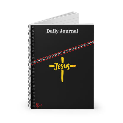 118 Ruled Line-59 sheets Spiral Ruled "Faith/Jesus" Line Notebook