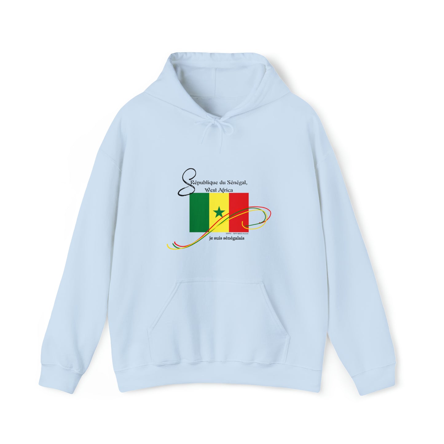 "Senagal" Style Design Print Unisex Heavy Blend™ Hooded Sweatshirt - 6 sizes & colors to choose from