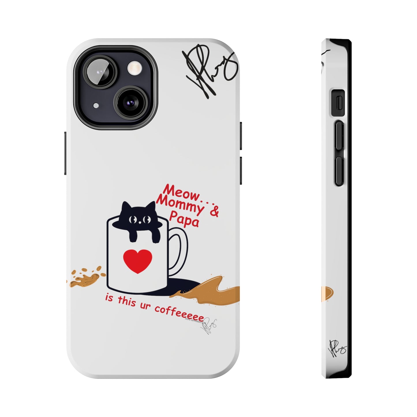 Guys here's another one of our Cutest Pet Designs (in a White Base Color) Verision from the 'TPPG Collection' Line carries Several sizes of the "iPhone Series" Tough Phone Cases