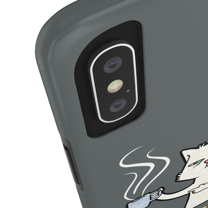 Another Lovely Grey - Cutie "Coffee Cat" Pet Design Verision from the 'TPPG Collection' Line carries Several sizes of the "iPhone Series" Tough Phone Cases