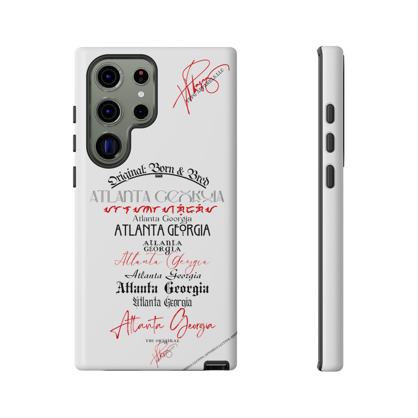 'ATL-Original Born & Bred' Design ~ Apple iPhones * Google Pixel * Samsung Galaxy Cases