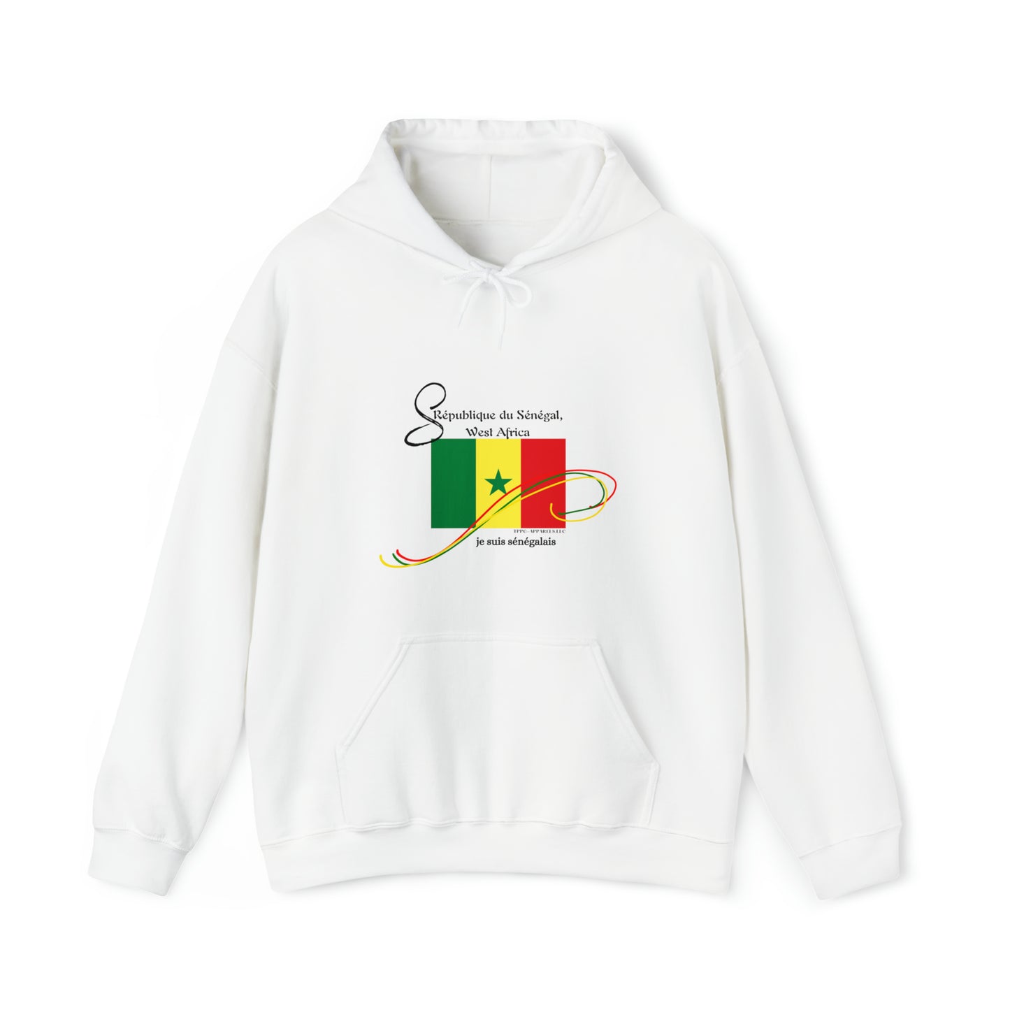 "Senagal" Style Design Print Unisex Heavy Blend™ Hooded Sweatshirt - 6 sizes & colors to choose from