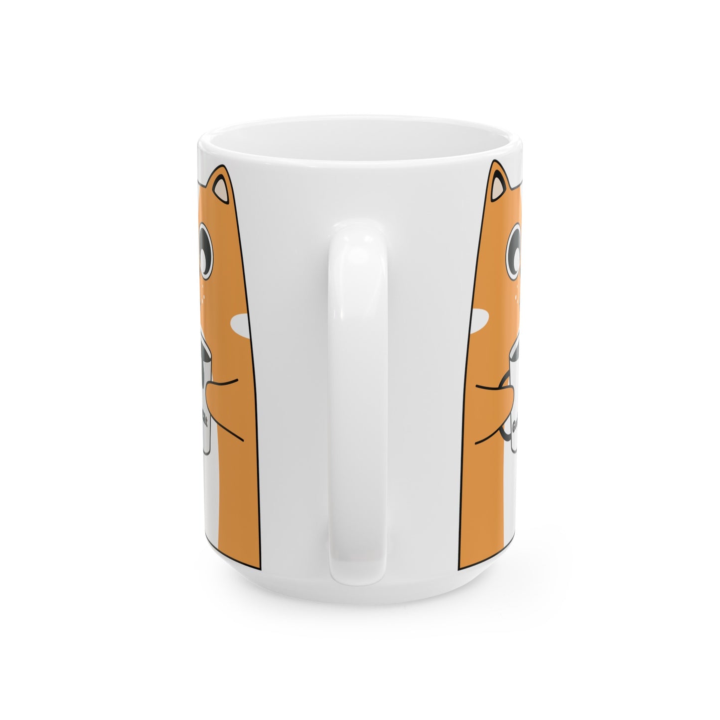 White Ceramic (Pet) Mug/Cup (11oz &15oz)