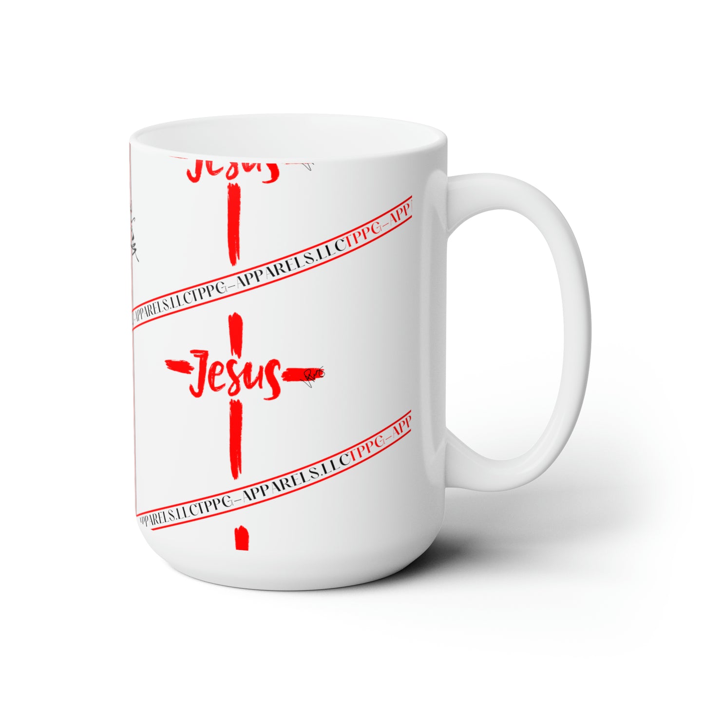 White 15oz Ceramic Faith Mug