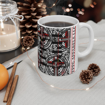 Mystical "TPPG" Cross Ceramic Mug/Cup -11oz & 15oz