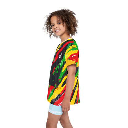 Kids Sport "Bob Marley" Design Jersey/Tee-By:"TPPG-Apparel" Juniors Collections