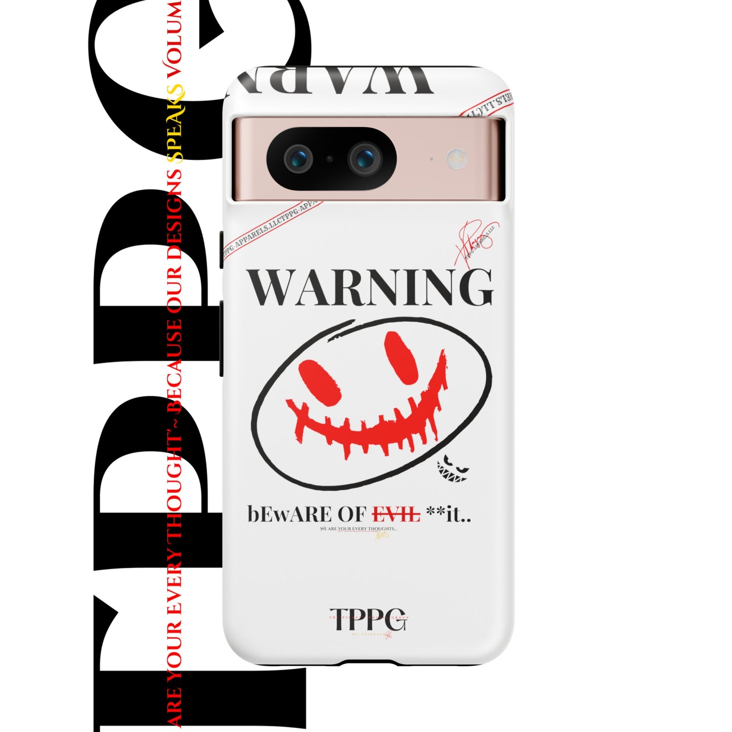 "WARNING-Evil"-Apple iPhones * Google Pixel * Samsung Galaxy Cases