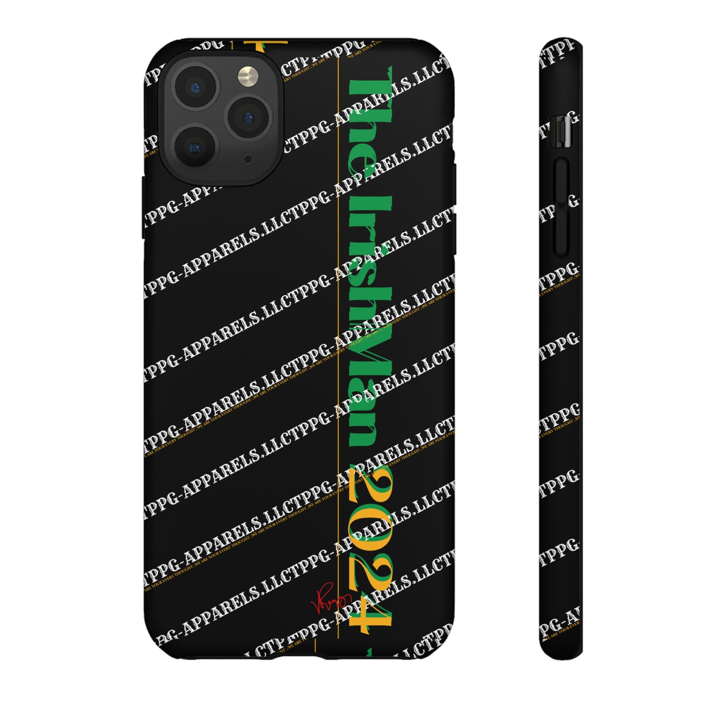 Apple iPhone/Samsung Galaxy & Google Pixel Tough "Irishman 2024" Phone Cases