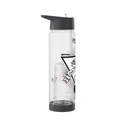 Copy of This cute clear 25oz 'Z2050 Rock Music' Style Design.. INFUSER Water Bottle by the "TPPG-Apparels Brand" Z2050 Collection