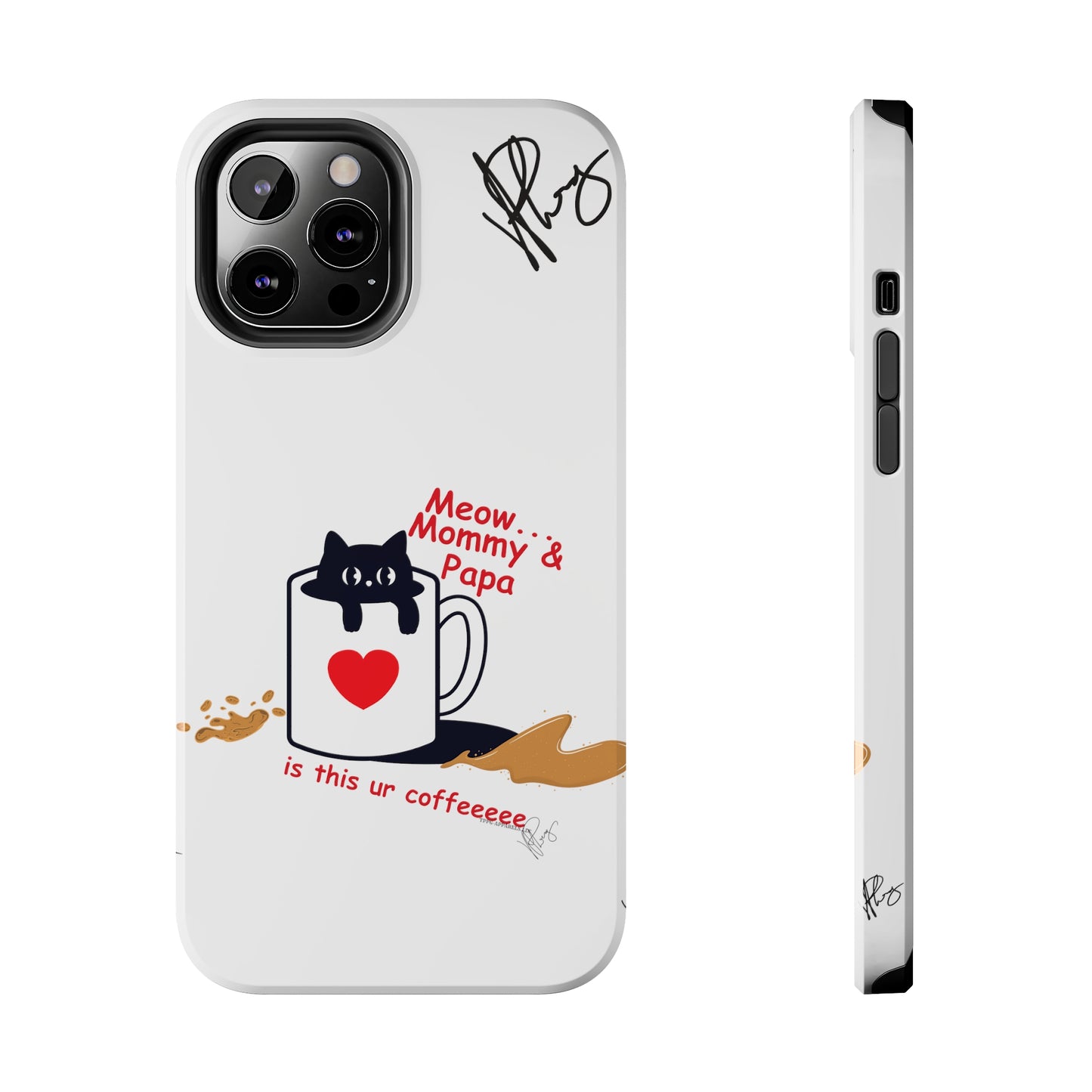 Guys here's another one of our Cutest Pet Designs (in a White Base Color) Verision from the 'TPPG Collection' Line carries Several sizes of the "iPhone Series" Tough Phone Cases